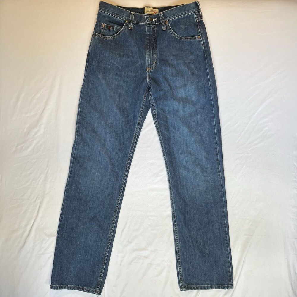 Wrangler 20X Relaxed Fit Jeans Mens 30x34 Blue 01MWXRW Straight Leg Western